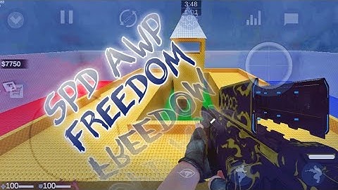 STRIKE PORT DESTRUCTION | AWP FREEDOM SPD MOD SKIN | CSGO MOBILE | OFFLINE FPS ANDROID GAMEPLAY