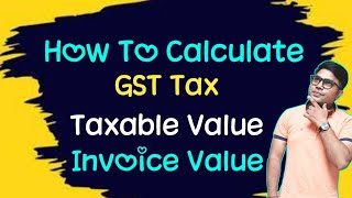 How To Calculate GST | GST Calculation In Excel Sheet | GST Calculation Formula | GST Calculation