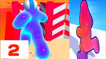 Blob Runner 3D gameplay level 40 - 50 Android , Ios