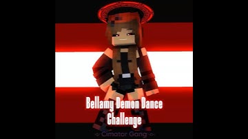 Bellamy Demon Dance Challenge - Mine-imator Minecraft Animation #shorts #minecraftanimations #viral