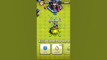 "How Much Gems use in elixir collector Max level upgrade" || clash of clans|| #coc #shorts #short