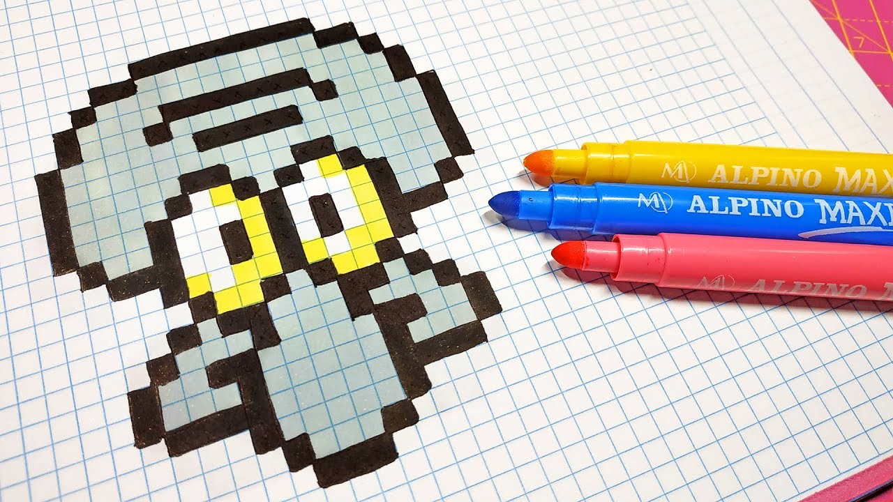 Handmade Pixel Art - How To Draw Squidward Q. Tentacles #pixelart - thptnganamst.edu.vn