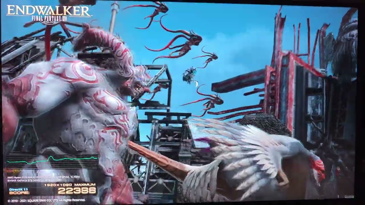 Final Fantasy XIV: Endwalker Benchmark | 1080P MAXIMUM | RTX 5090