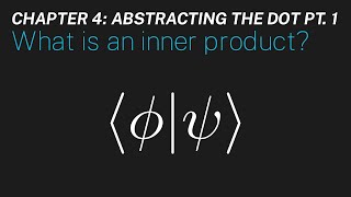 Ch 4: What is an inner product? | Maths of Quantum Mechanics