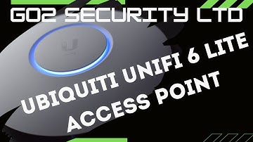 Ubiquiti UniFi 6 Lite Access Point Install