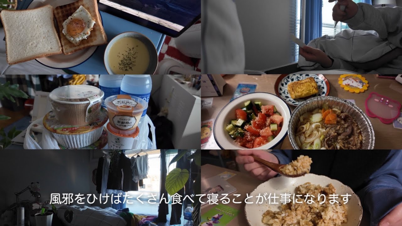 インフルに罹ろうとも食欲は衰えず／ひとり暮らしの記録