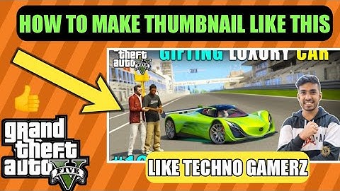 How to make Thumbnail like Techno gamerz || Complete Tutorial