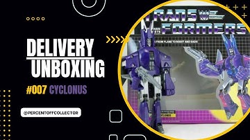 Transformers Cyclonus: G1 Reissue KO Unboxing & Review