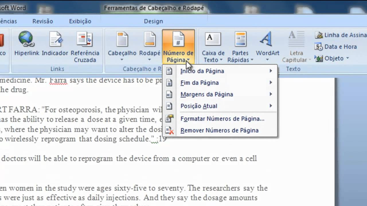 Como Retirar Número da Capa no Word - Ninja do Excel