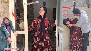 Jealousy and love!! The second wife breaks the glass and Ahmed angrily attacks her!