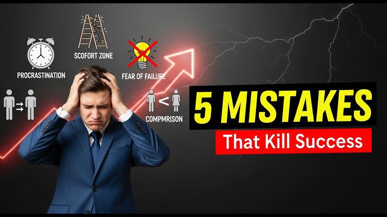 The 5 Biggest Mistakes That Kill Your Success.#Motivation #Growth # ...