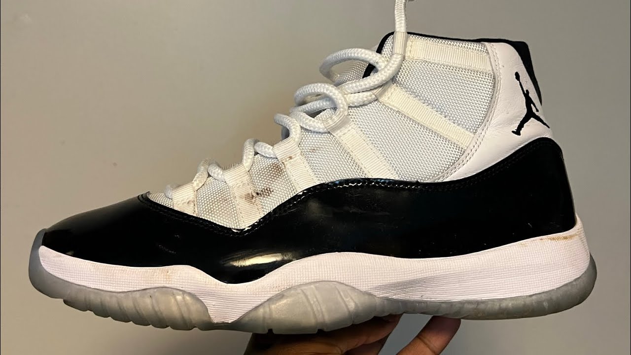 how to clean white jordan 11