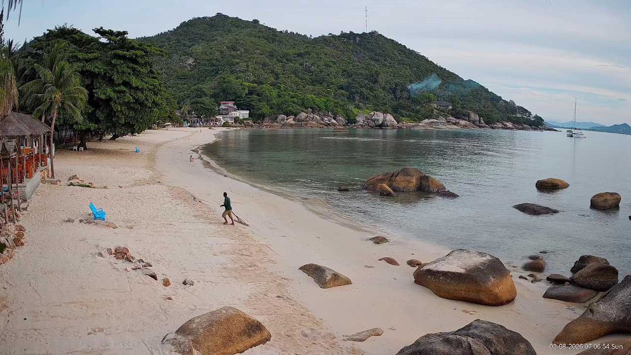 Live view of Silver Beach, Koh Samui