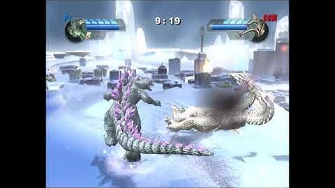 Godzilla Unleashed: Godzilla 2000 vs. King Ghidorah Gameplay