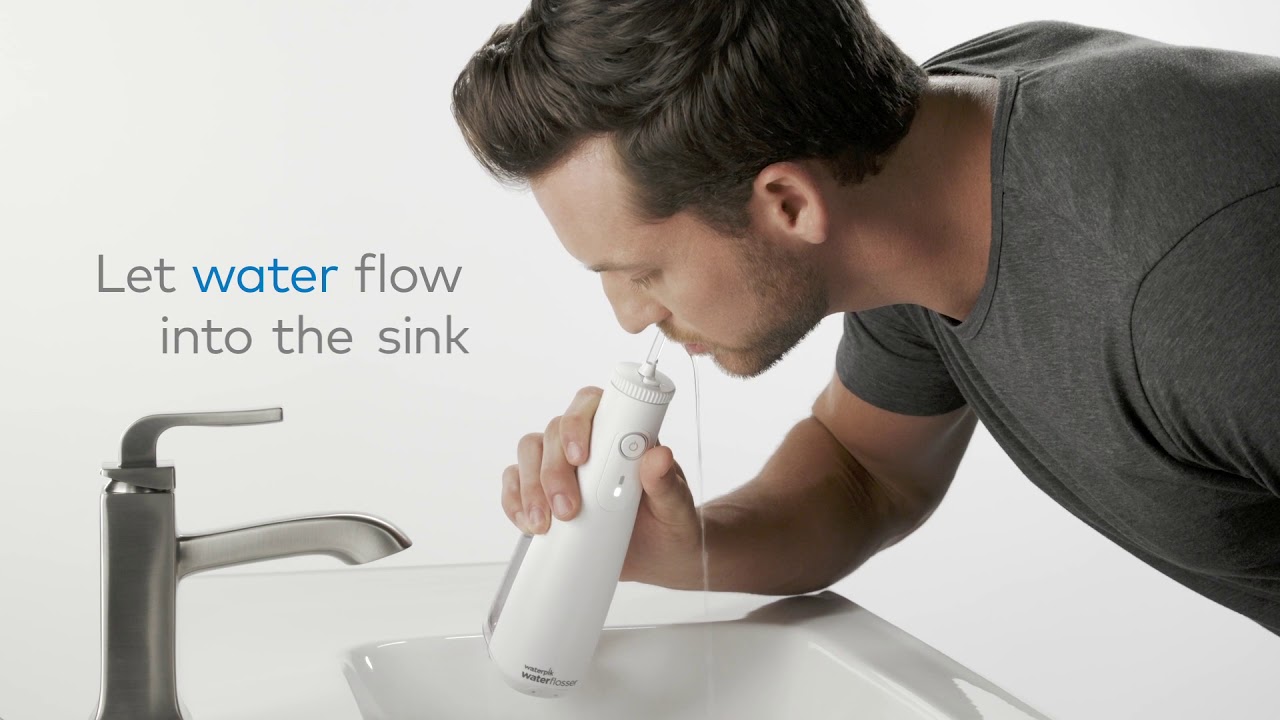 how-to-use-the-waterpik-cordless-select-water-flosser-youtube