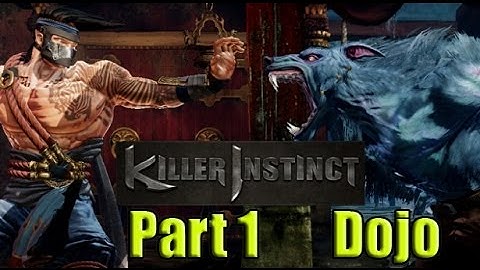 Killer Instinct Part 1 Dojo Lessons Training Mode XBOX ONE