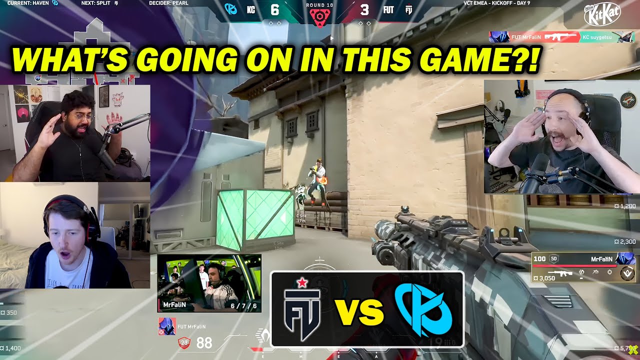 TMV Sideshow & ShyoWager React to CRAZY Moments from KC vs FUT Esports (Elimination Match)