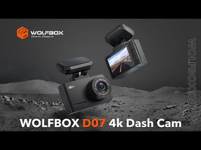 WOLFBOX D07 4K Dash Cam Front and Rear Car Camera