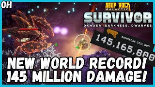 NEW WORLD RECORD! 145 Million Damage! Deep Rock Galactic: Survivor!