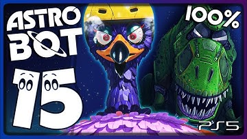 Astro Bot Walkthrough Part 15 - 100% (PS5) Falcon Boss / Machine Learning