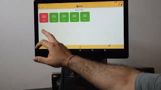 SeroPOS Free Restaurant POS Software Demo on iMin All in One Touch Screen Android POS System. screenshot 1