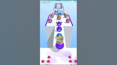 Lv. 845 Ball Merge 2048 #androidgame #iosgameplay #shorts