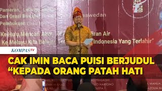 Momen Cak Imin Baca Puisi Berjudul 'Kepada Orang yang Baru Patah Hati' Karya Raditya Dika