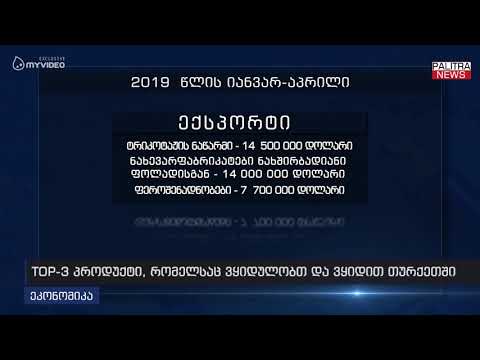 TOP 3 პროდუქტი, რომელსაც ვყიდულობთ და ვყიდით თურქეთში