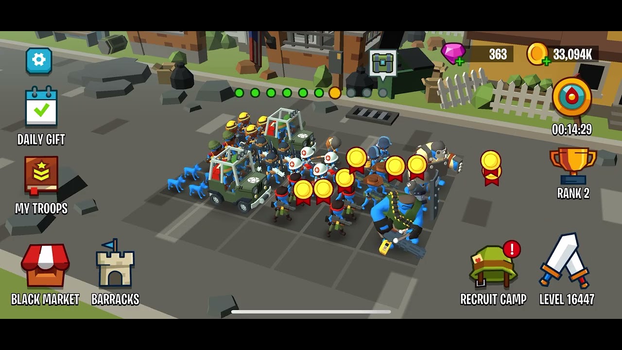 #69 Arena pvp Stick Army World War Strategy