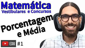 Como calcular a média de porcentagem?
