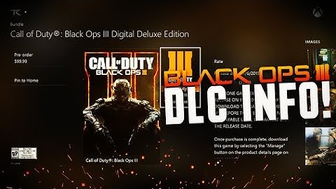 Black Ops 3 DLC And Season Pass Information! Older Cod Maps Remake!
