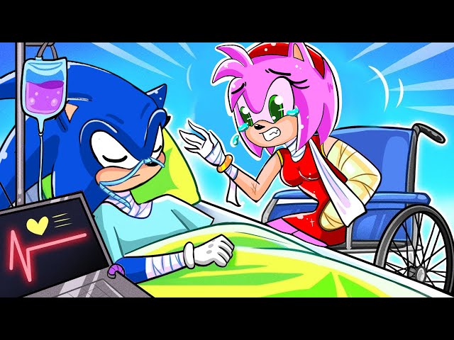 Sonic, Please Wake Up! Sonic, Don't Leave Me,Okay?| Sonic Sad Story | Sonic the Hedgehog 2 Animation class=