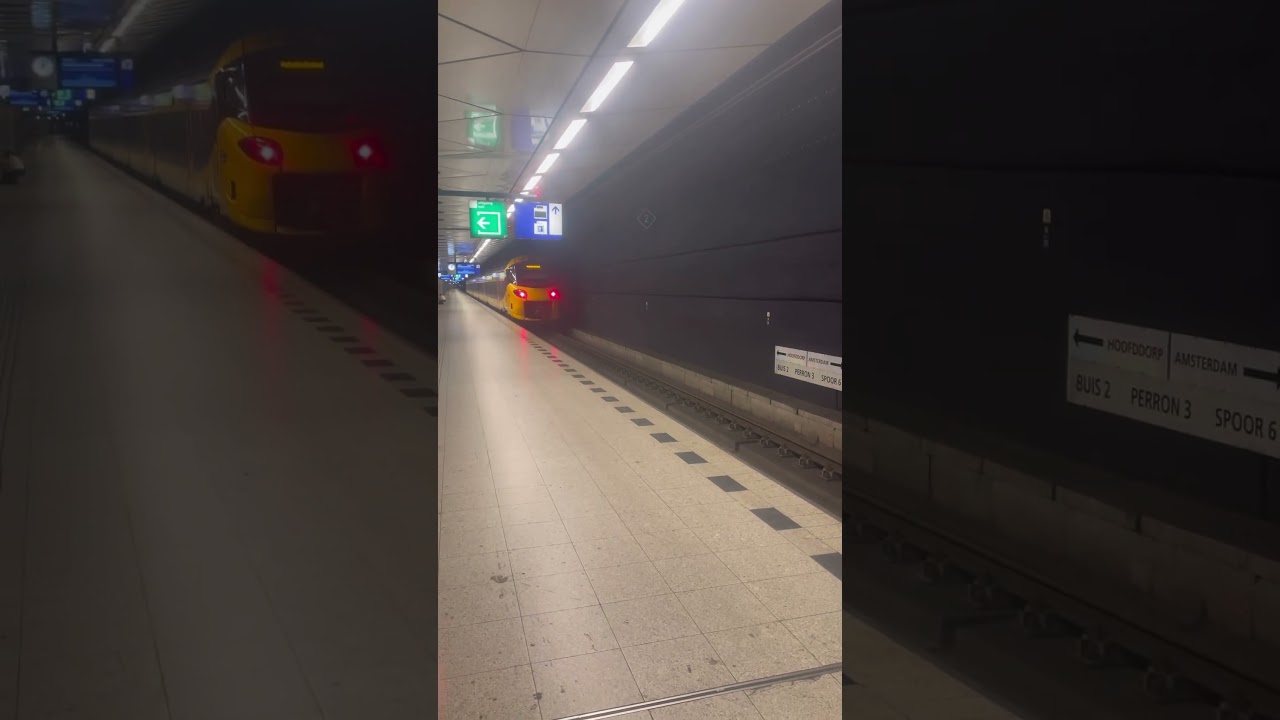 •Sprinter Amsterdam Nach Rotterdam Centraal #amsterdam #rotterdam #trainspotting #ns #zugfahrt
