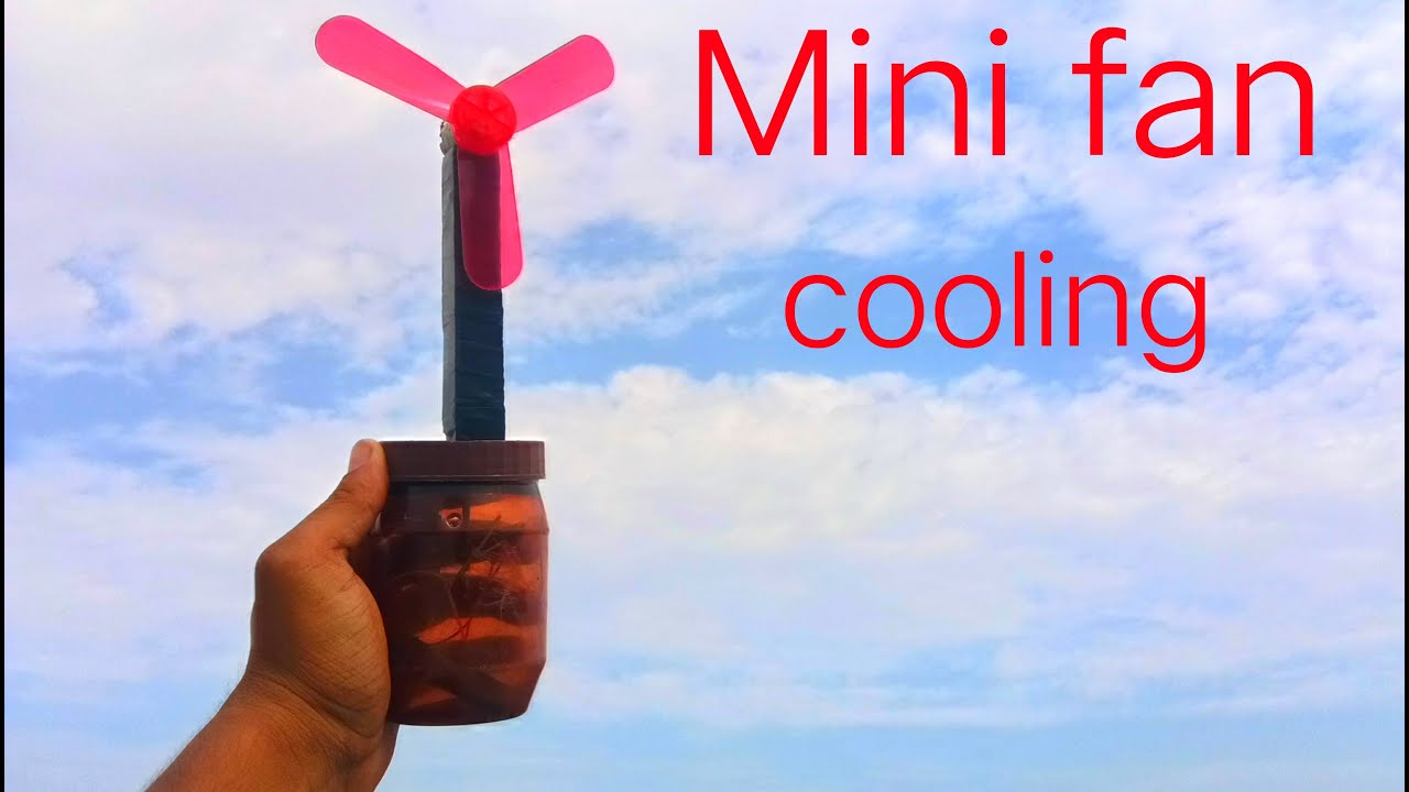 how to make mini fan in hindi. YouTube