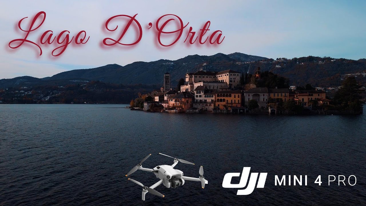 Lago d'Orta -isola di San Giulio - drone DJI MINI 4 PRO - Cinematic video