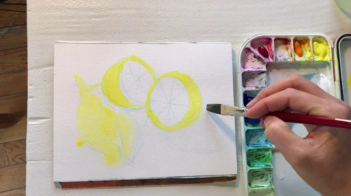 Gouache Paint-Along "Lemon Halves" with Heather Ih...