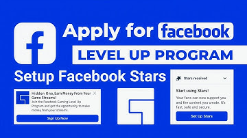 Setup Facebook Stars | Apply for Facebook Level Up Program | Facebook Gaming #LevelUp #SetupStars