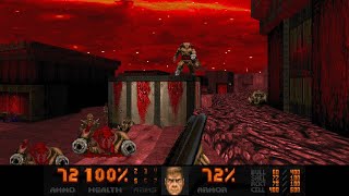 Doom 2 - Sunlust (Map 18: Mu Cephei) UV-Max (Map Author: dannebubinga)