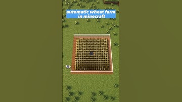 Minecraft: Automatic WHEAT Farm | #shorts  #minecraft