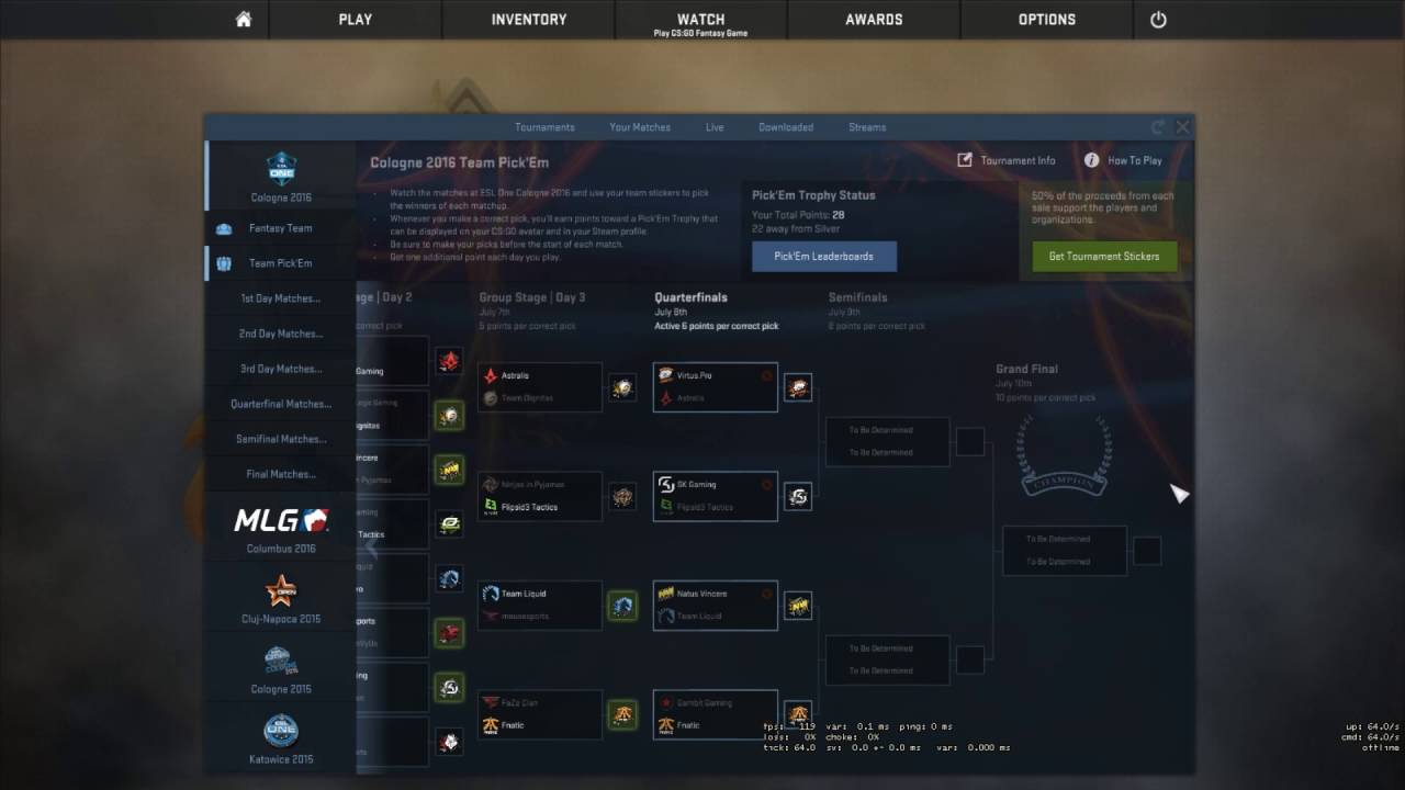 CSGO DAY 4 CSGO MAJOR PICK'EM CHALLENGE 23 YouTube