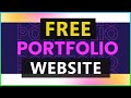 How to make a portfolio website for free 