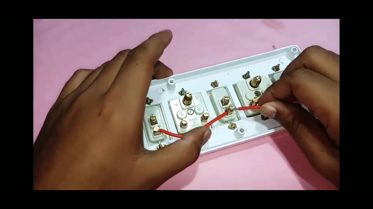 3 pin Extension board wiring & electrical basis wiring