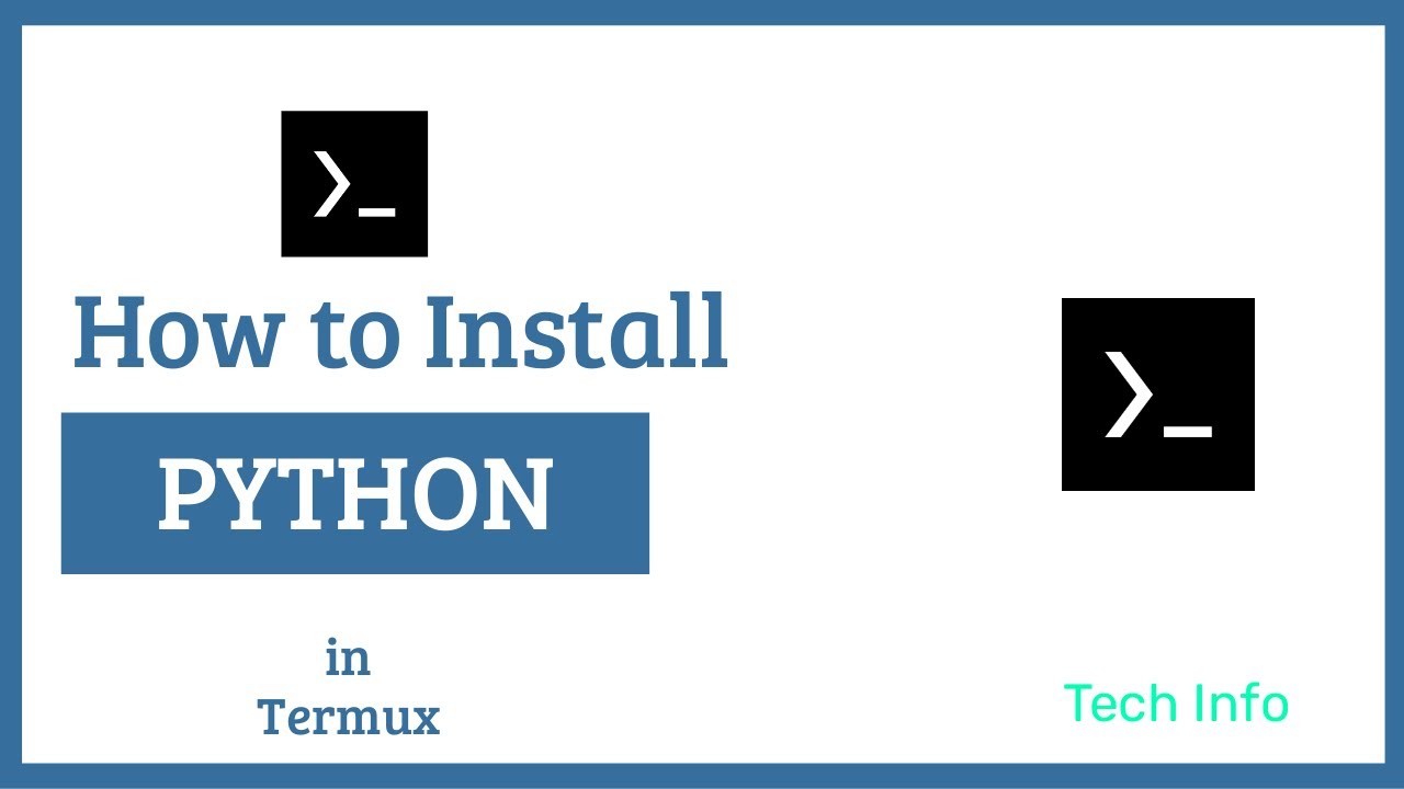 How to Install Pythons Program in TERMUX | TECH INFO | - YouTube