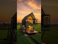 Tiny House Timelapse – Modern Living in Nature 🌾 #tinyhome #DreamTinyHouse #NatureEscape