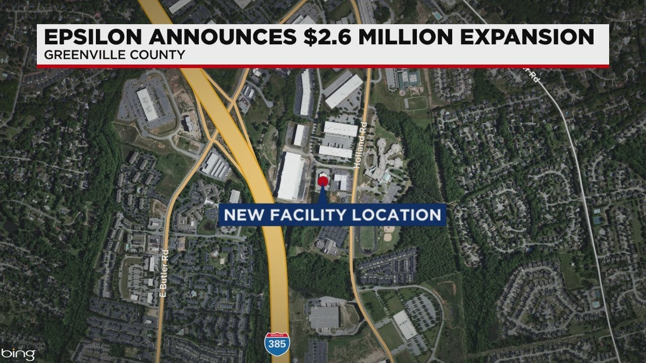 Epsilon announces $2.6 million expansion in Greenville County