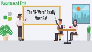 June 2020: Translational Video for AAIDD Journal