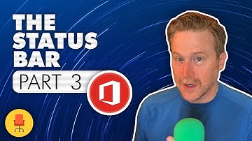 Microsoft Office for Beginners Part 3 - The Office Status Bar