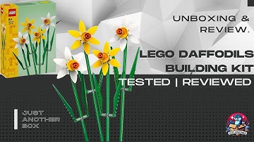 LEGO Daffodils Building Kit – Botanical Collection for Kids 🌼🌸