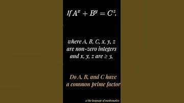 $10,00,000 Problem [Beal Conjecture] #shorts