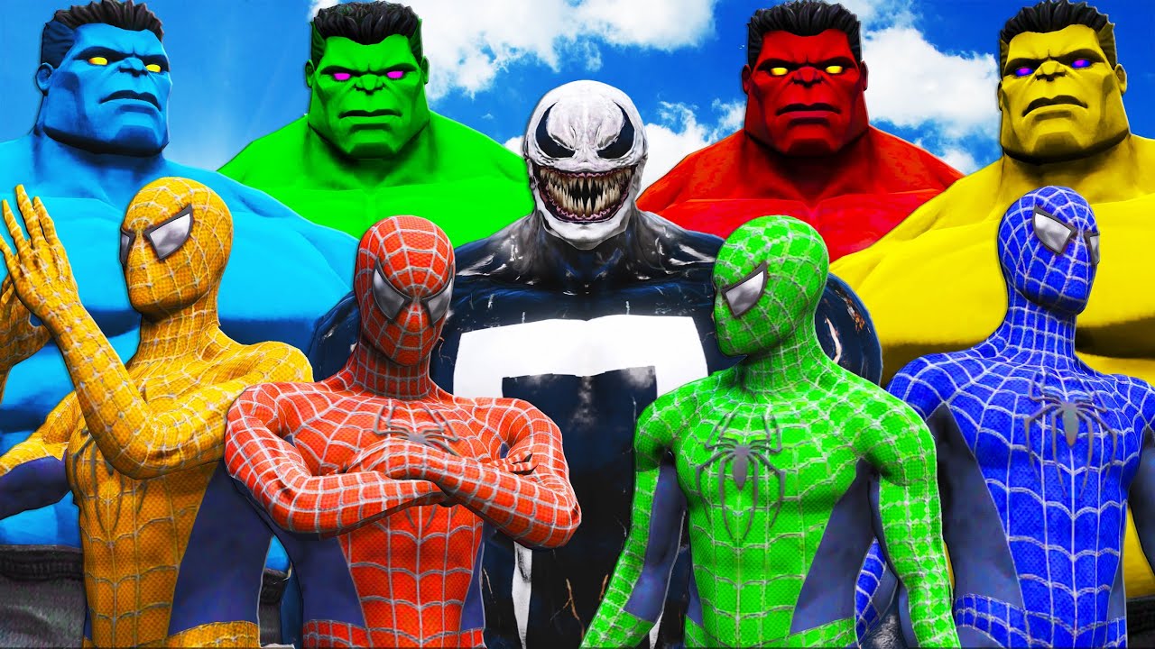 Videos kids hulk spiderman for Follow That